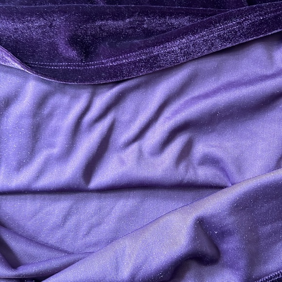 Torrid; Women’s Purple Velvet Tank Top. Size 2 - Picture 4 of 7